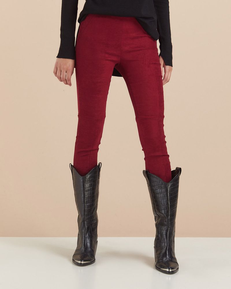 PANTALON VEGAN LEGGING SUEDE