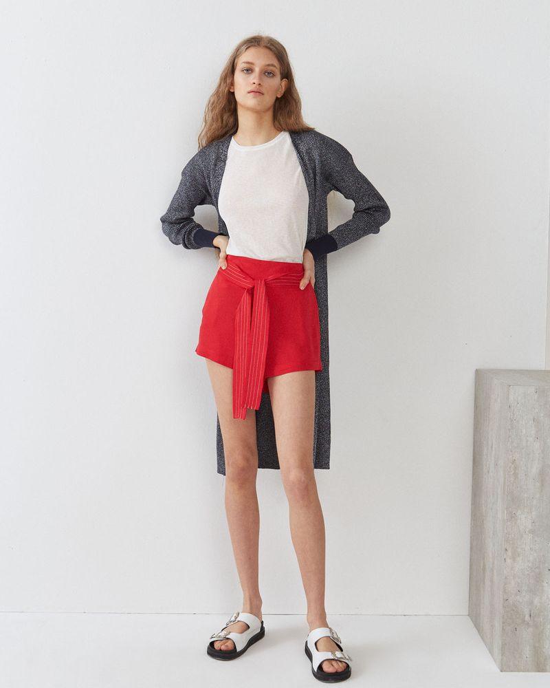 SHORT CON LAZO - RED