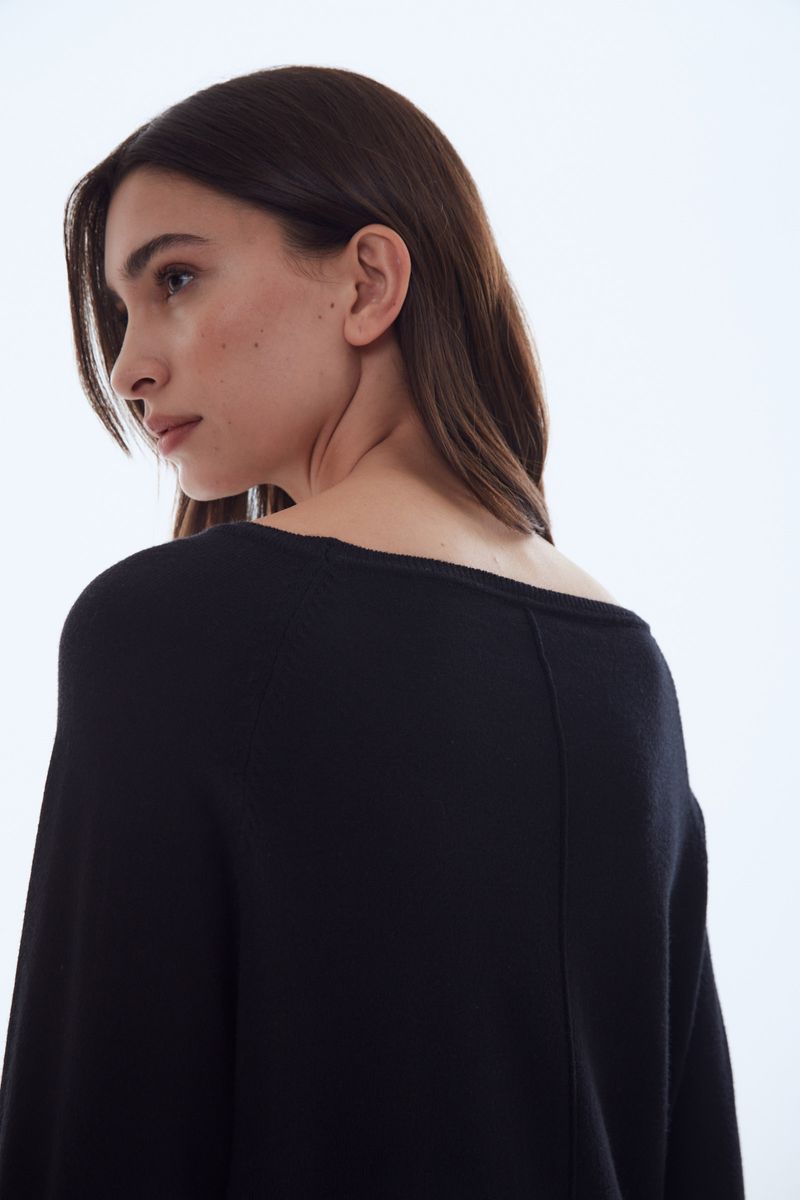 SWEATER NET ROUND NECK CHIARA