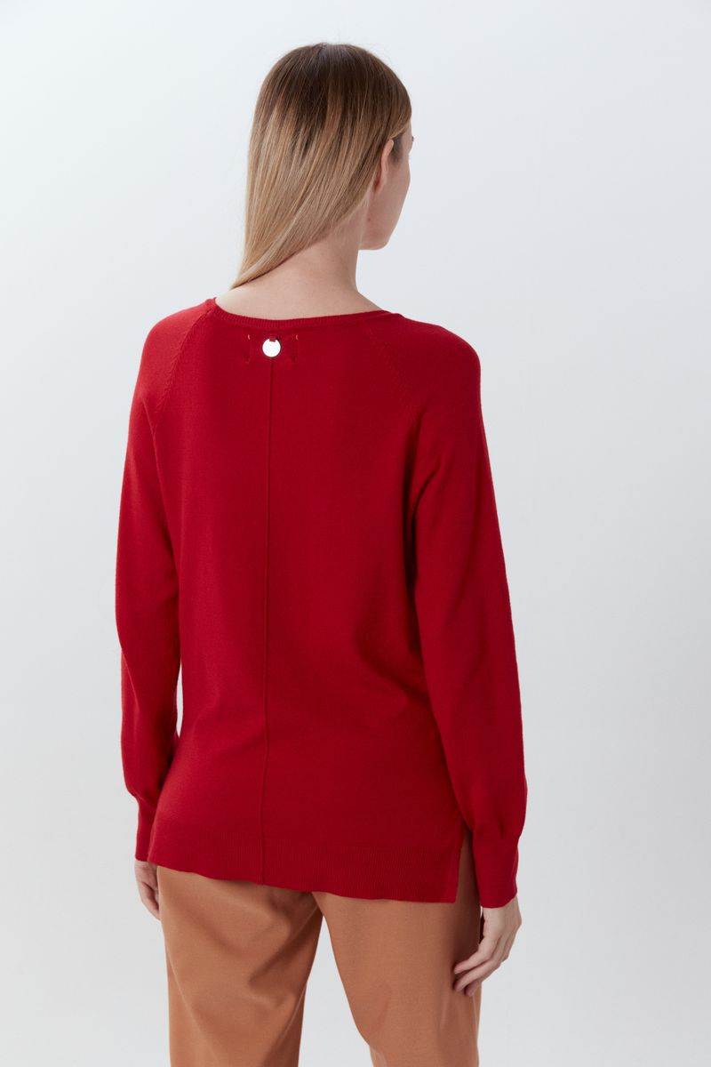 SWEATER NET ROUND NECK CHIARA