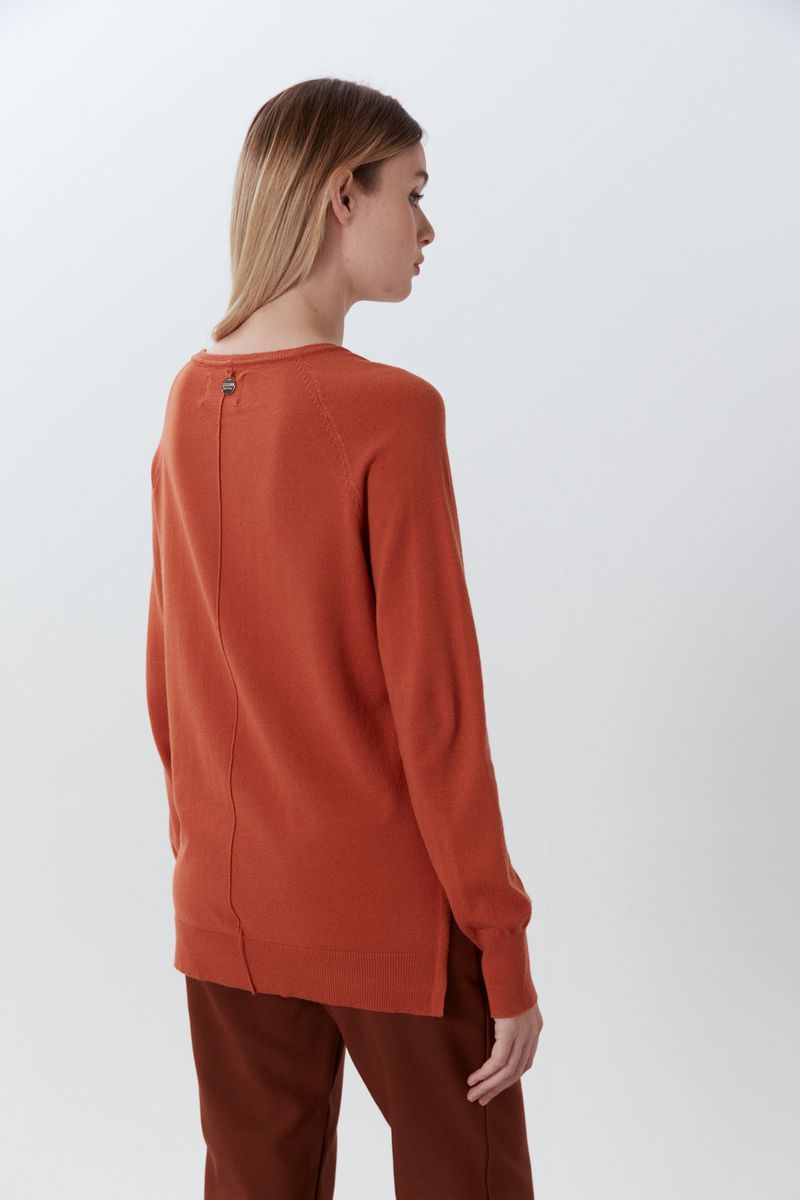 SWEATER NET ROUND NECK CHIARA