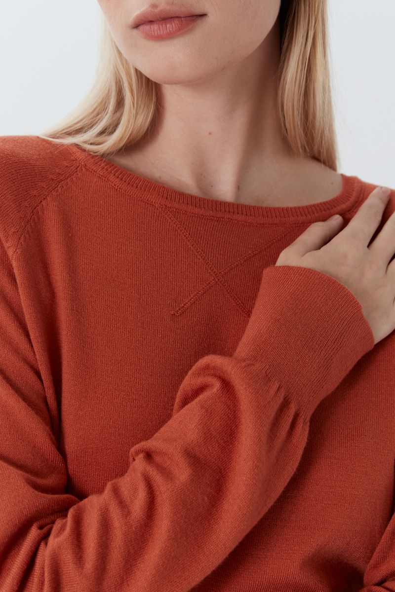 SWEATER NET ROUND NECK CHIARA