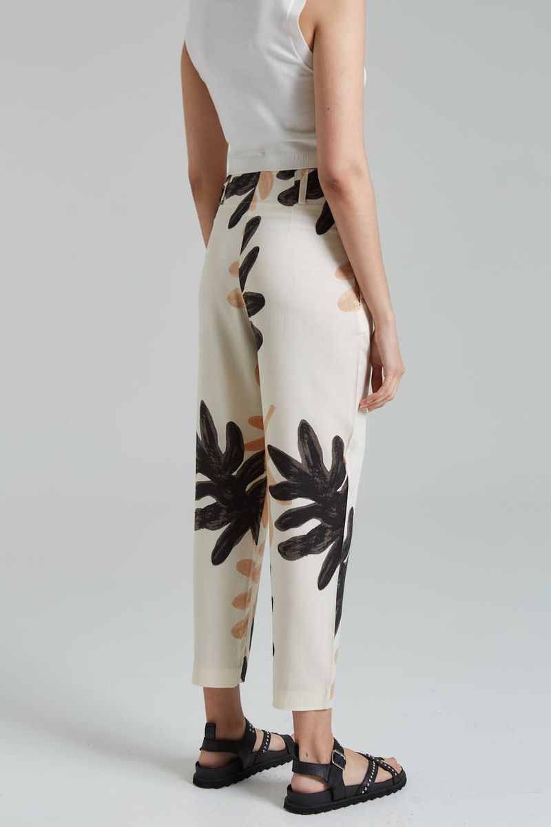PANTALON PRINT NEW LEAVES