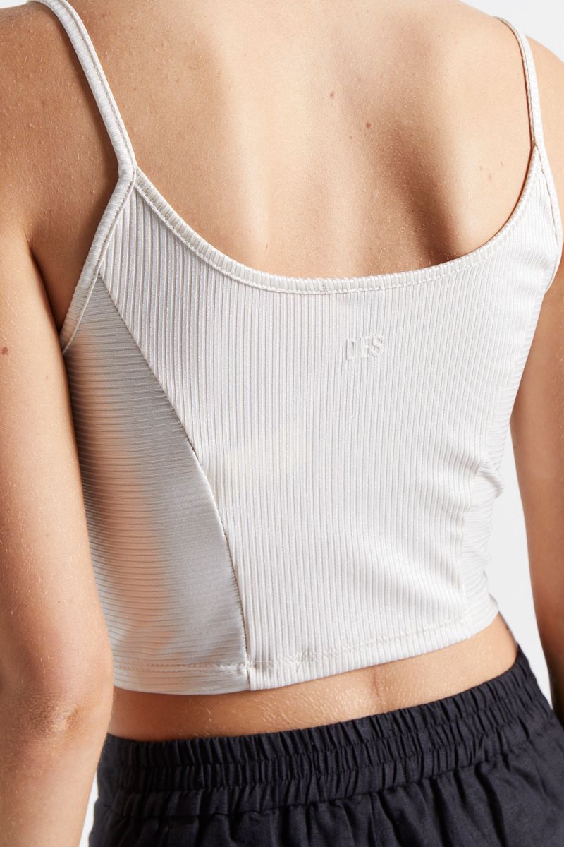 REMERA RIBBED FOIL NIGHT