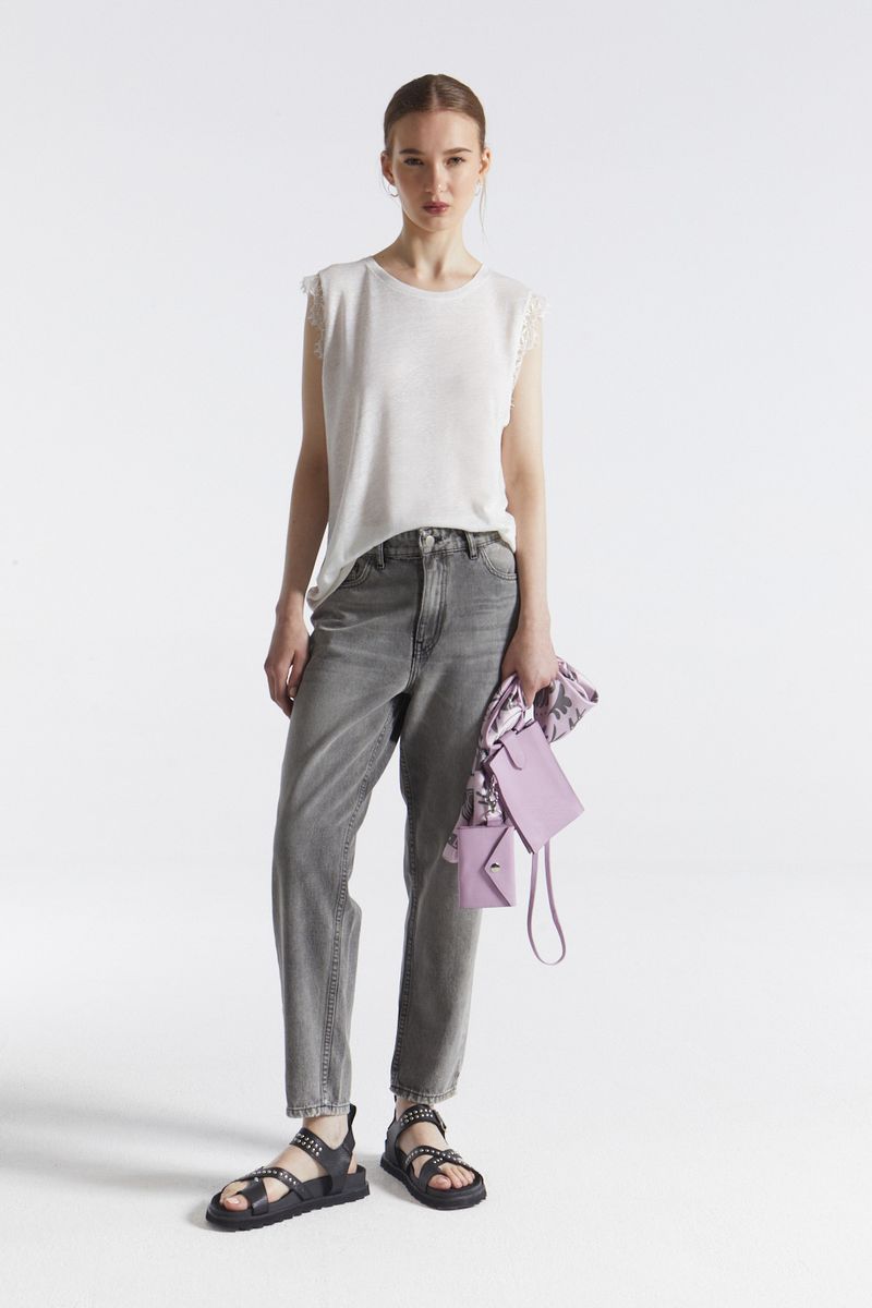 REMERA LINEN LACE ANI