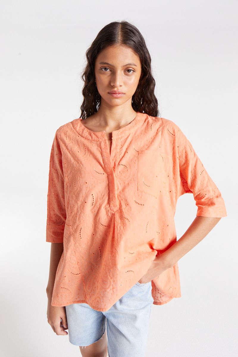 BLUSA BRODERIE BÚLGARO