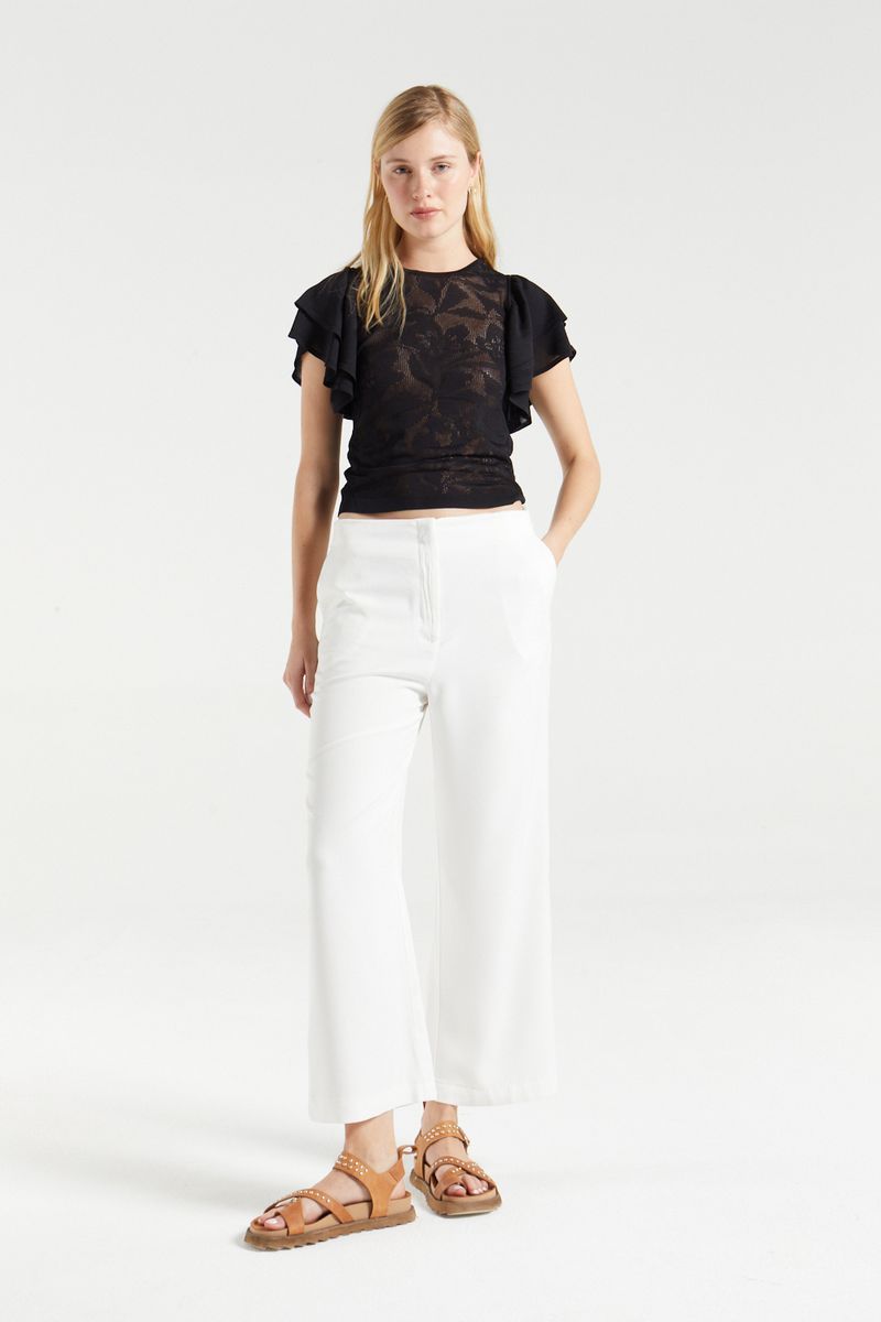SWEATER JACQUARD MESH
