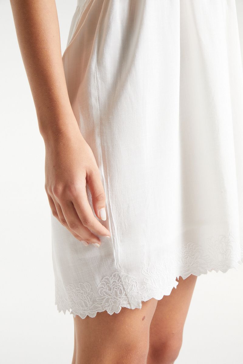 VESTIDO EMBROIDERY SPRING FLOWERS