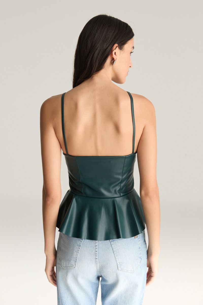TOP VEGAN LEATHER