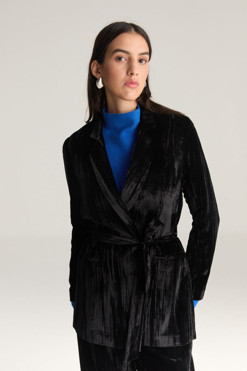 BLAZER TERCIOPELO WRINKLE