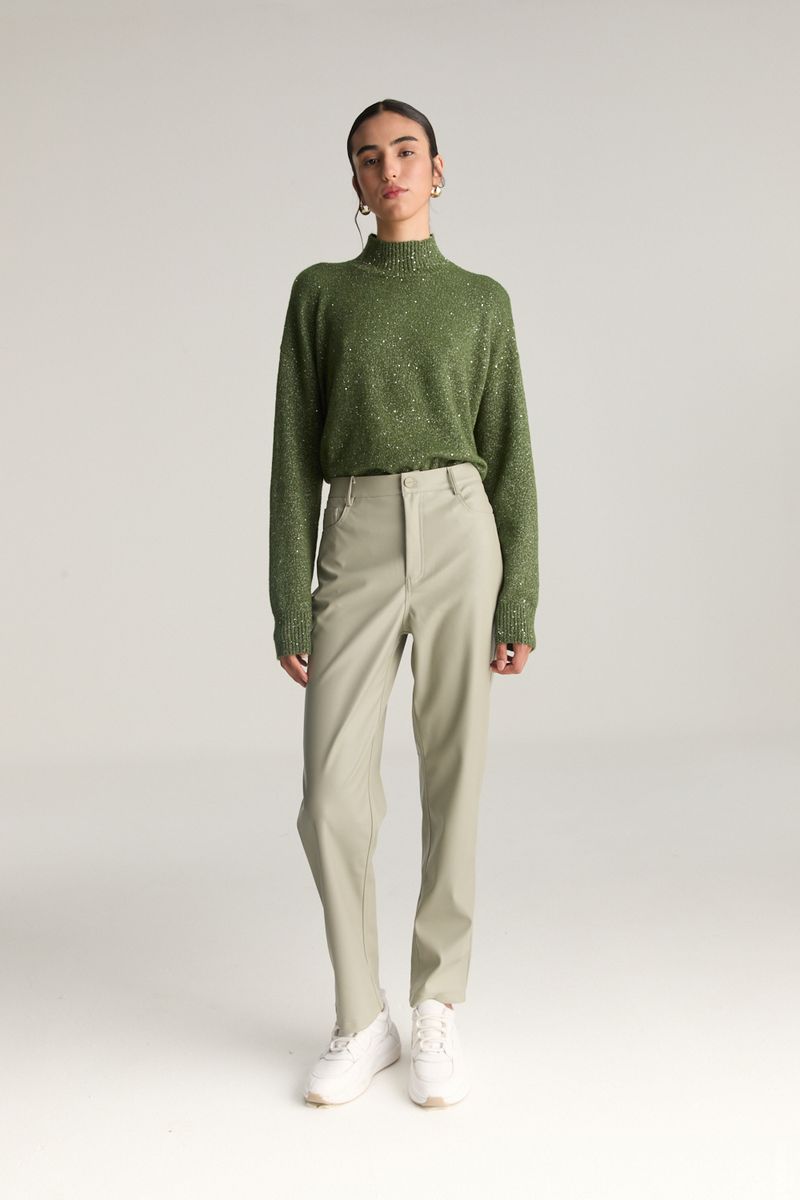 PANTALON VEGAN LEATHER