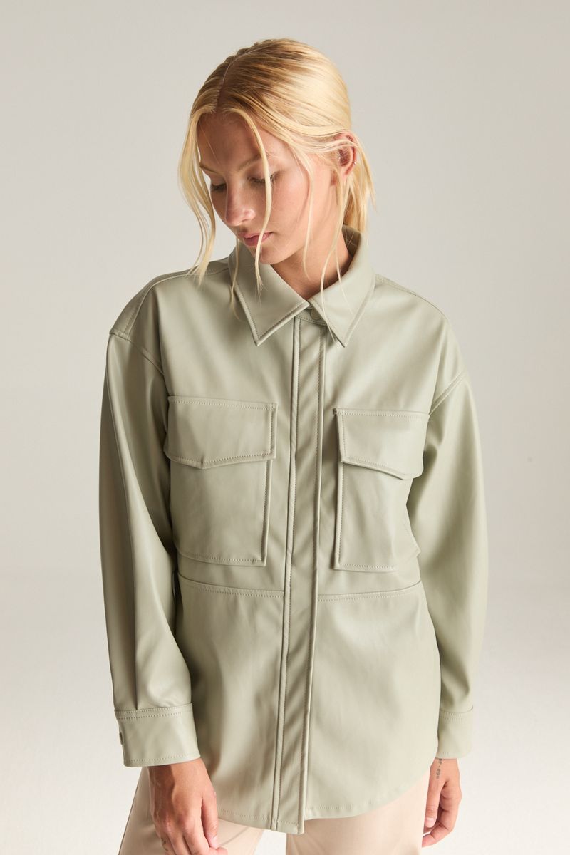 CHAQUETA VEGAN LEATHER
