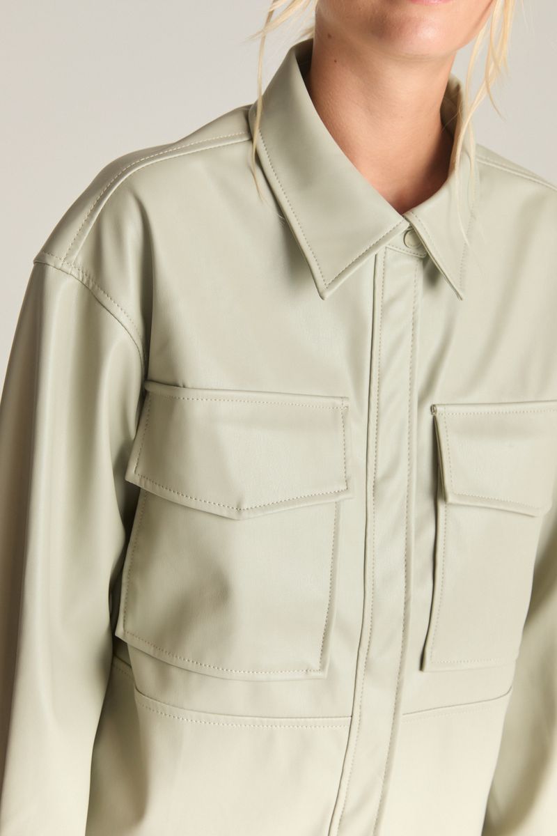 CHAQUETA VEGAN LEATHER
