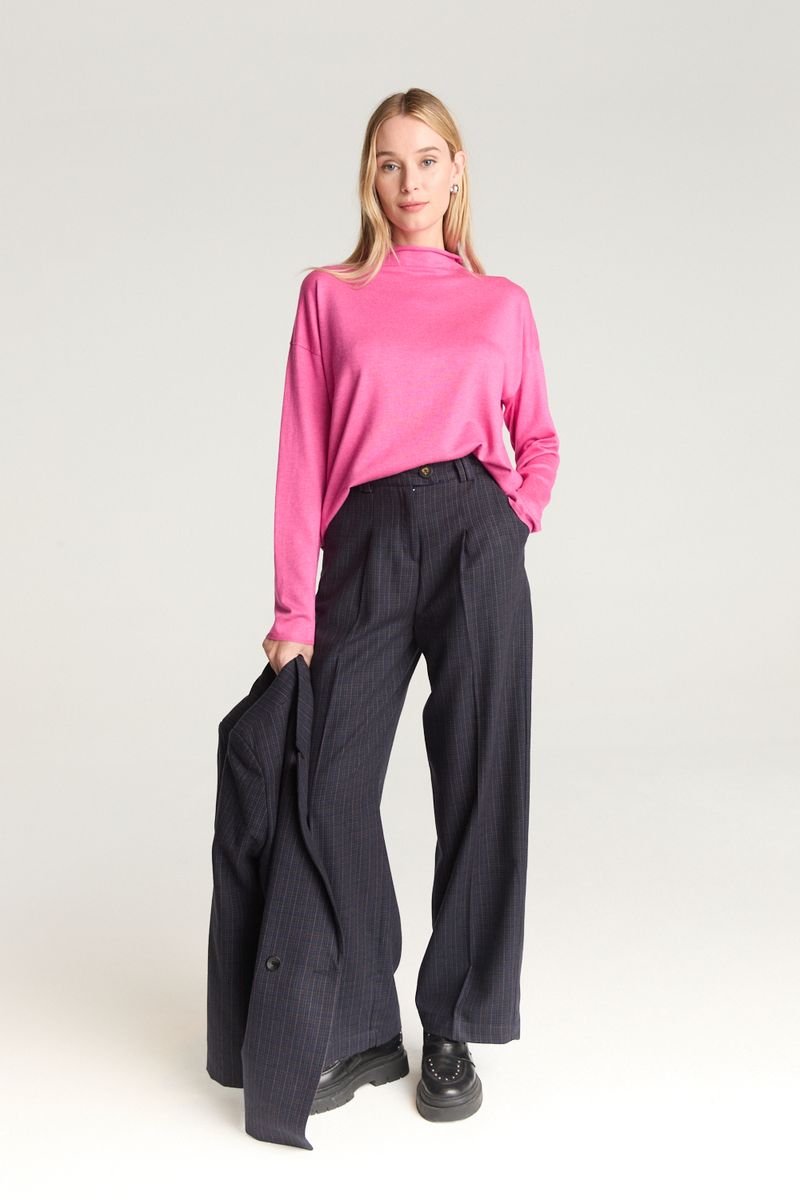 SWEATER TURTLE LOOSE BLANCA