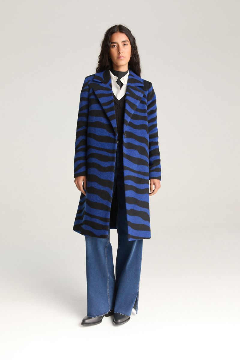 ABRIGO LONG JACQUARD