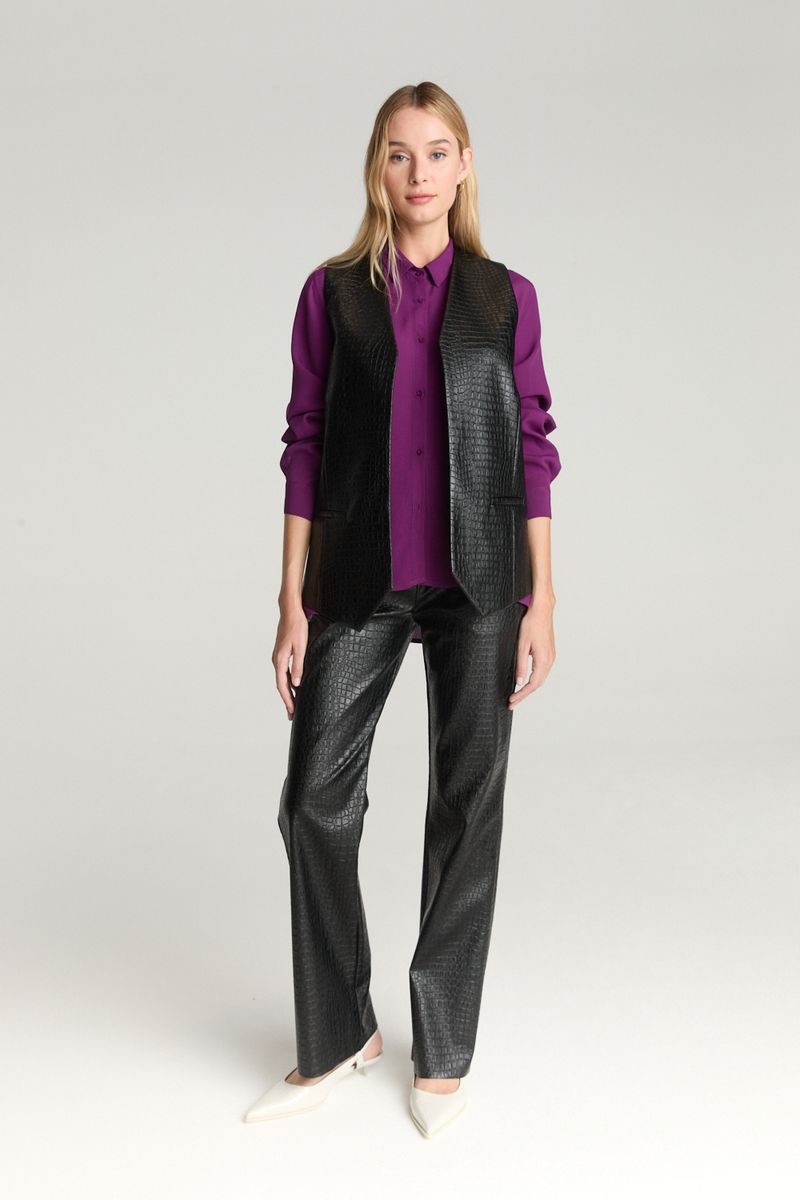 CAMISA M/L MERIDA - PLUM