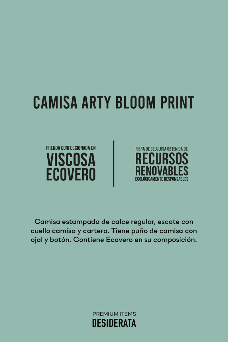 CAMISA ARTY BLOOM PRINT