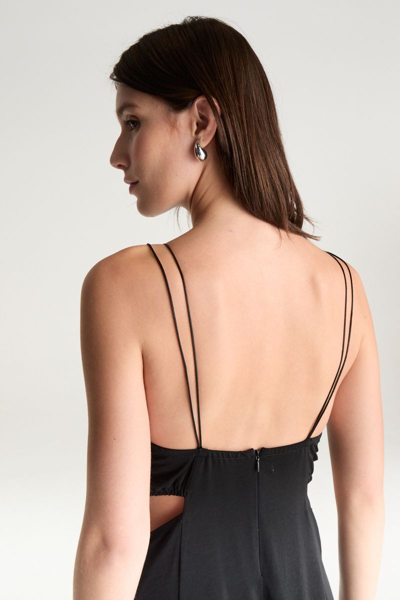 VESTIDO LONG RUFFLES