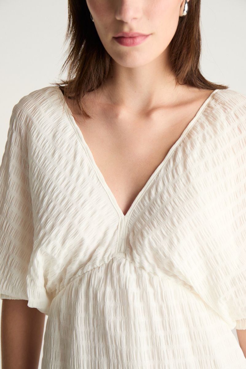 VESTIDO SHORT CLOQUE