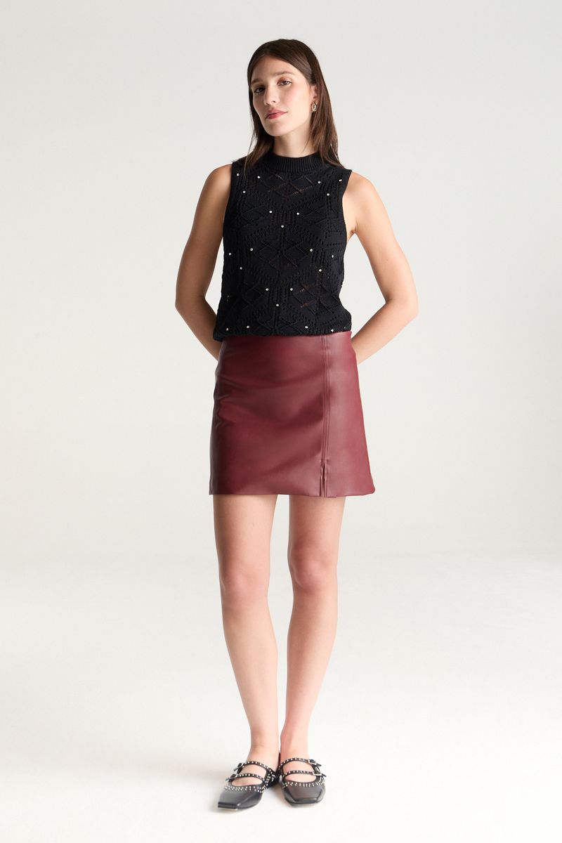 SWEATER VEST EMBELLISH
