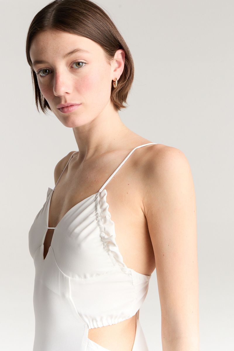 VESTIDO LONG RUFFLES