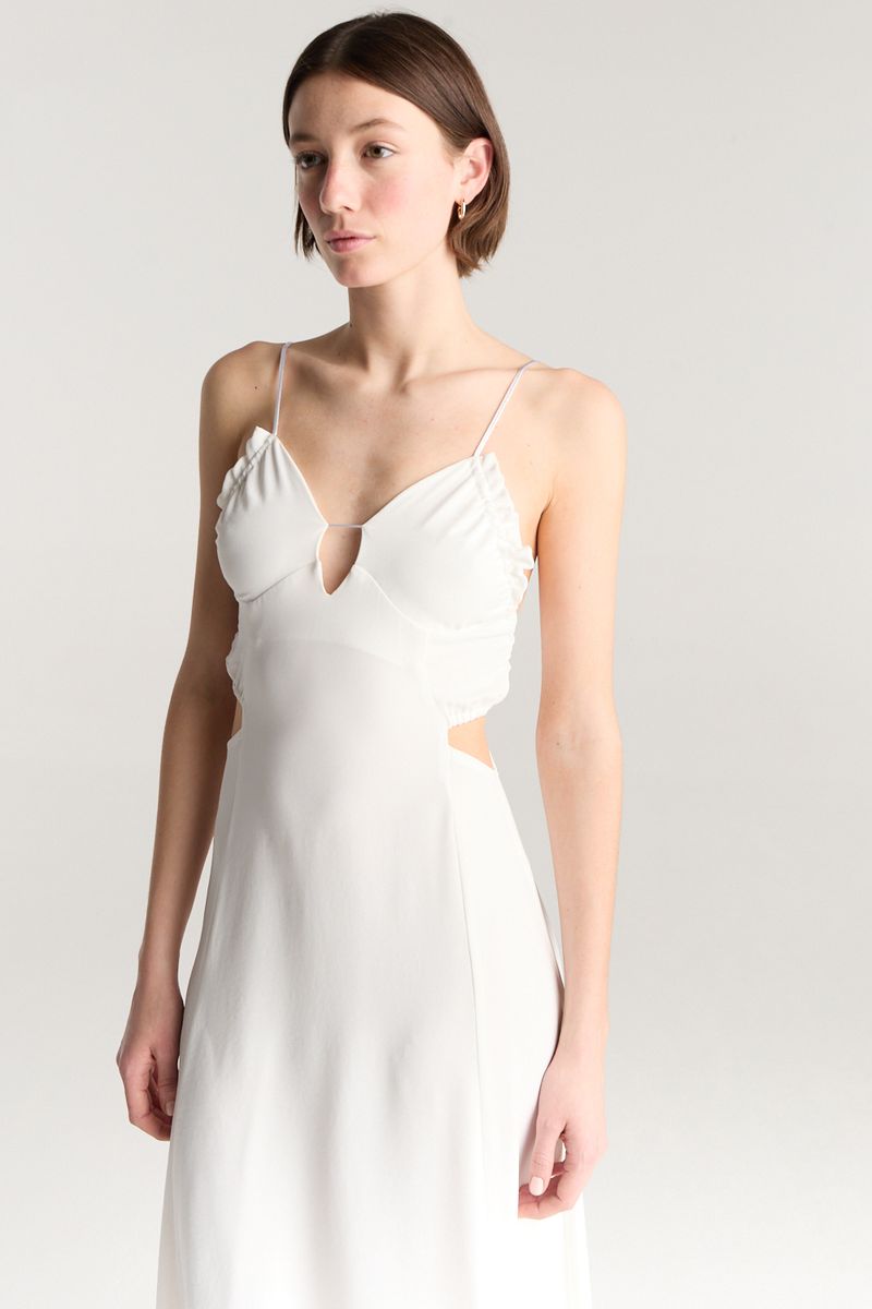 VESTIDO LONG RUFFLES