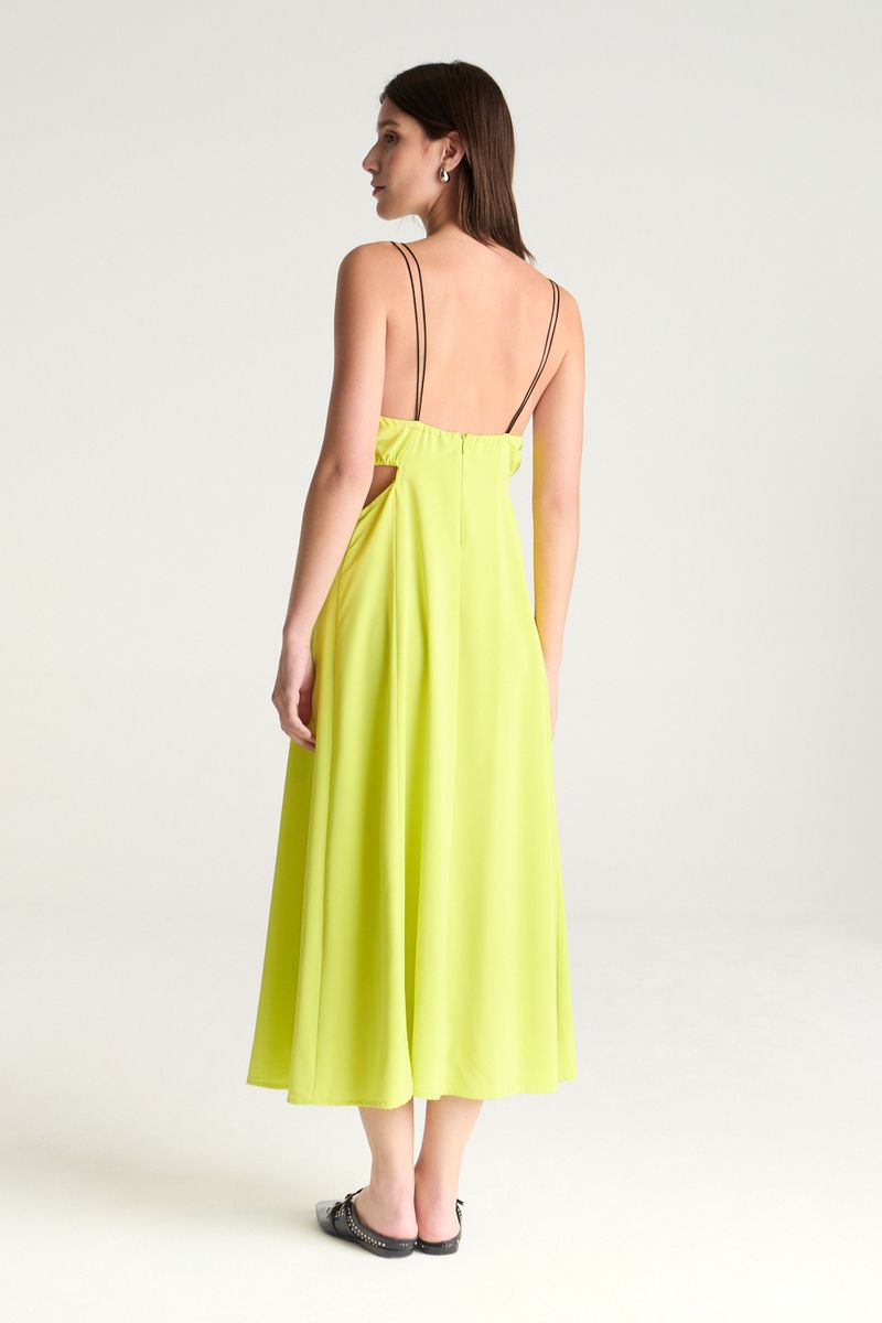VESTIDO LONG RUFFLES