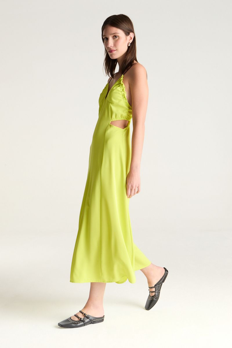 VESTIDO LONG RUFFLES