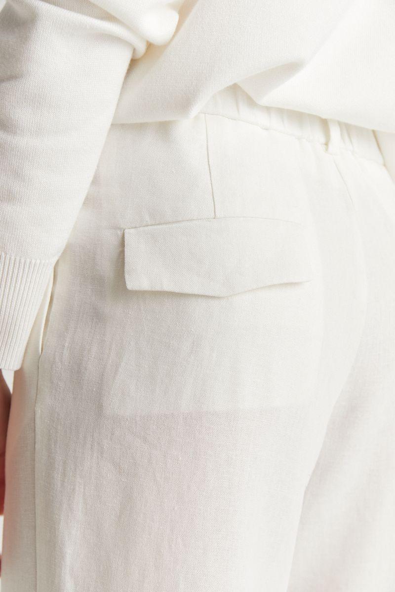 PANTALON LINO GARDENIA