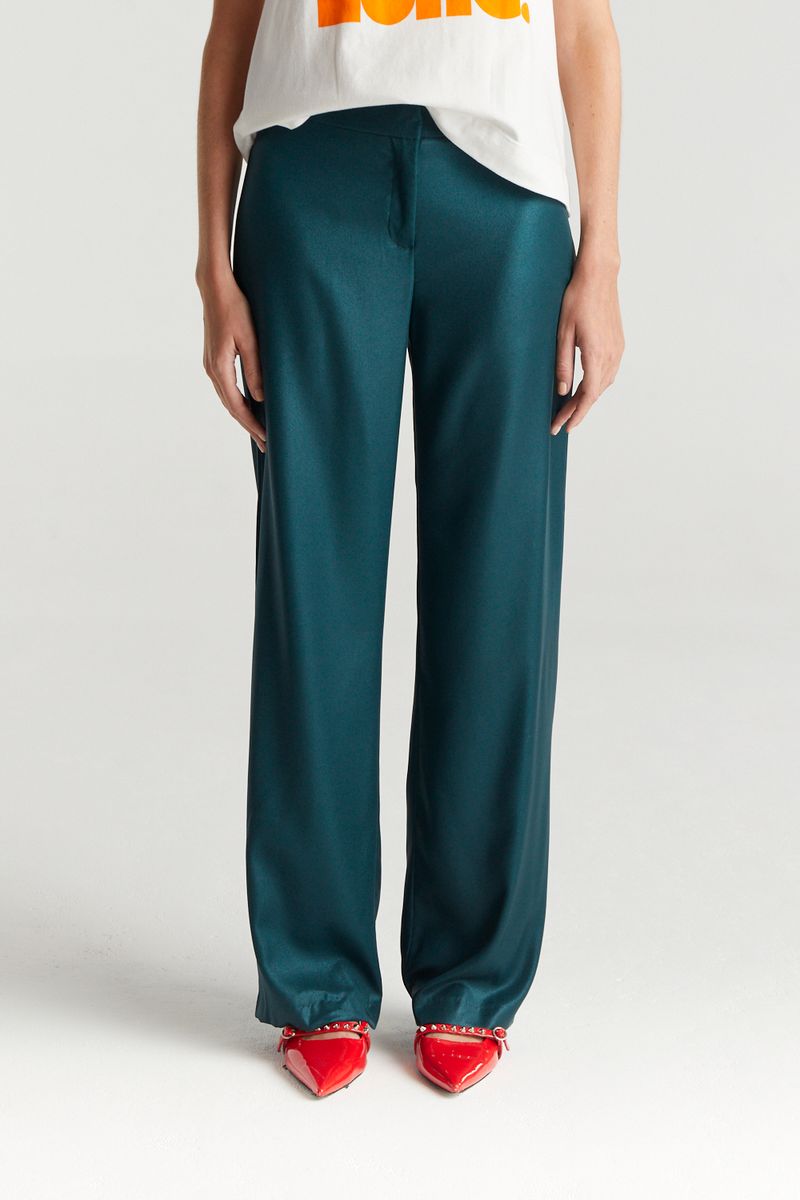 PANTALON FOIL COLOR - PINO