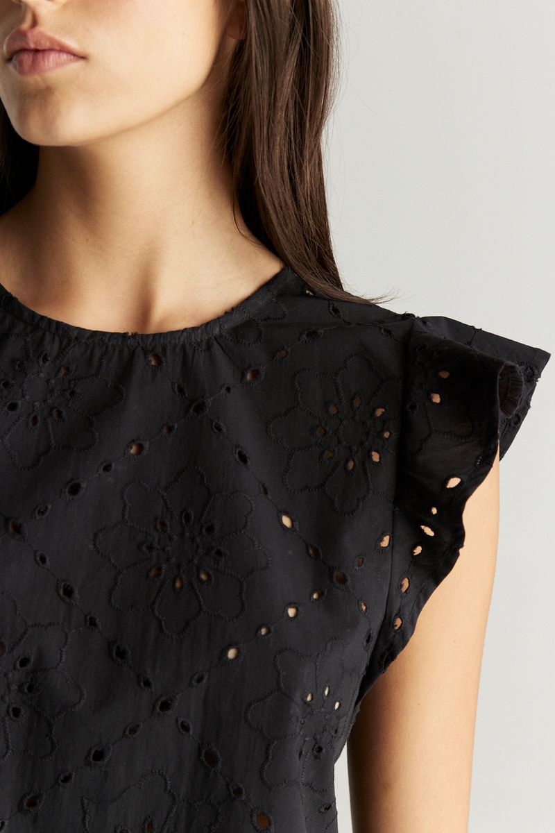 CAMISA BRODERIE RHOMBUS