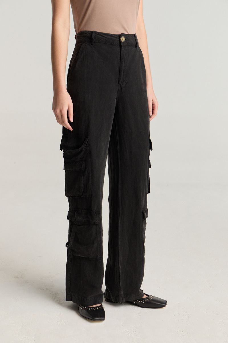 PANTALON LINO CARGO