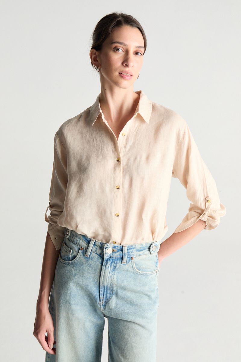 CAMISA MONTECARLO LINO CHAMBRAY
