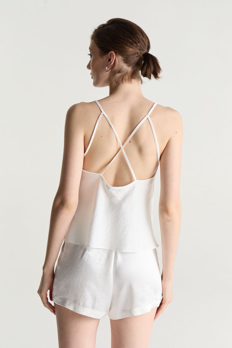 TOP STRAPPY SHINY