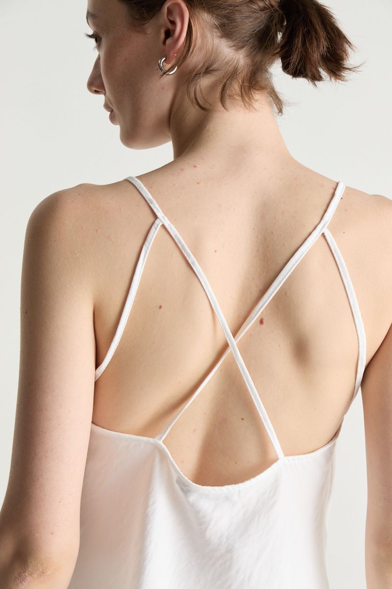 TOP STRAPPY SHINY
