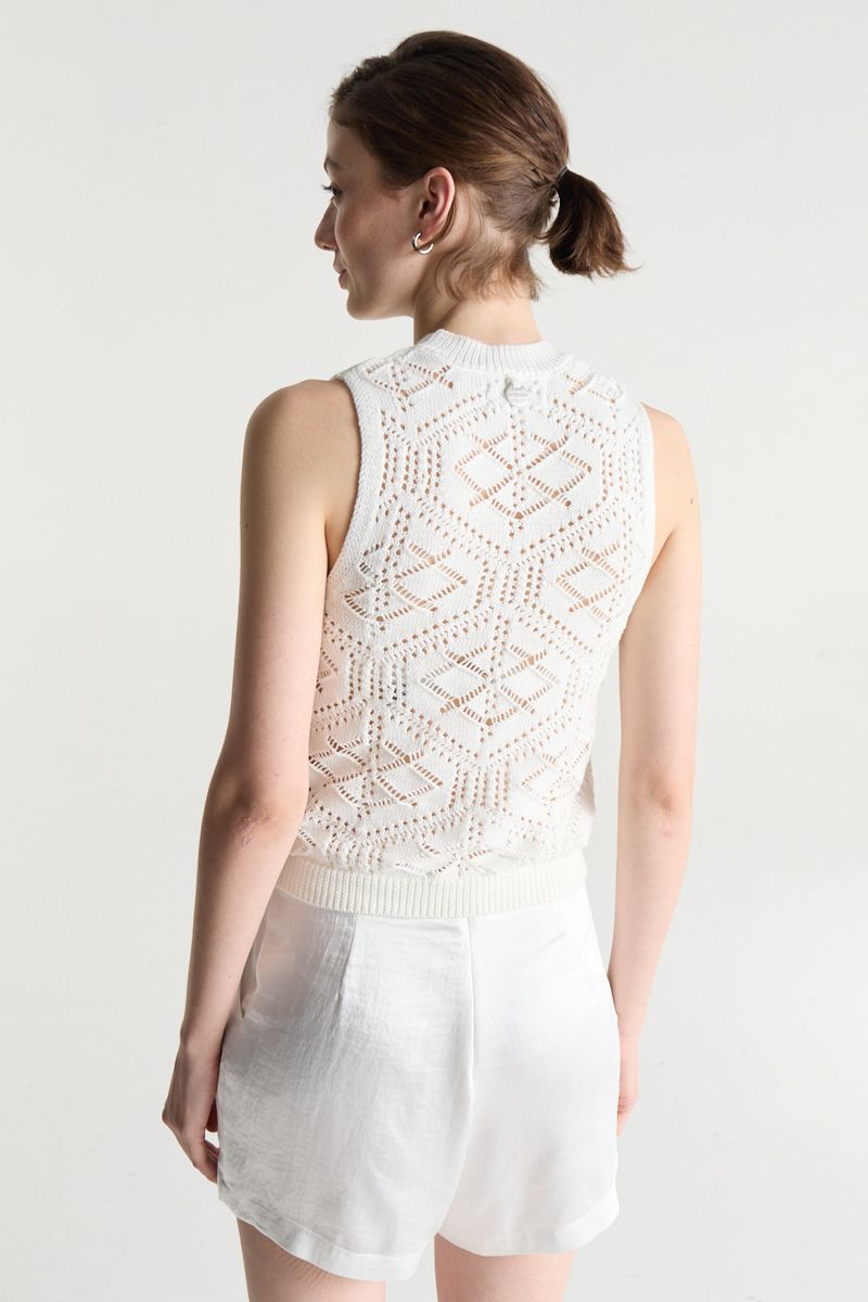 SWEATER VEST EMBELLISH