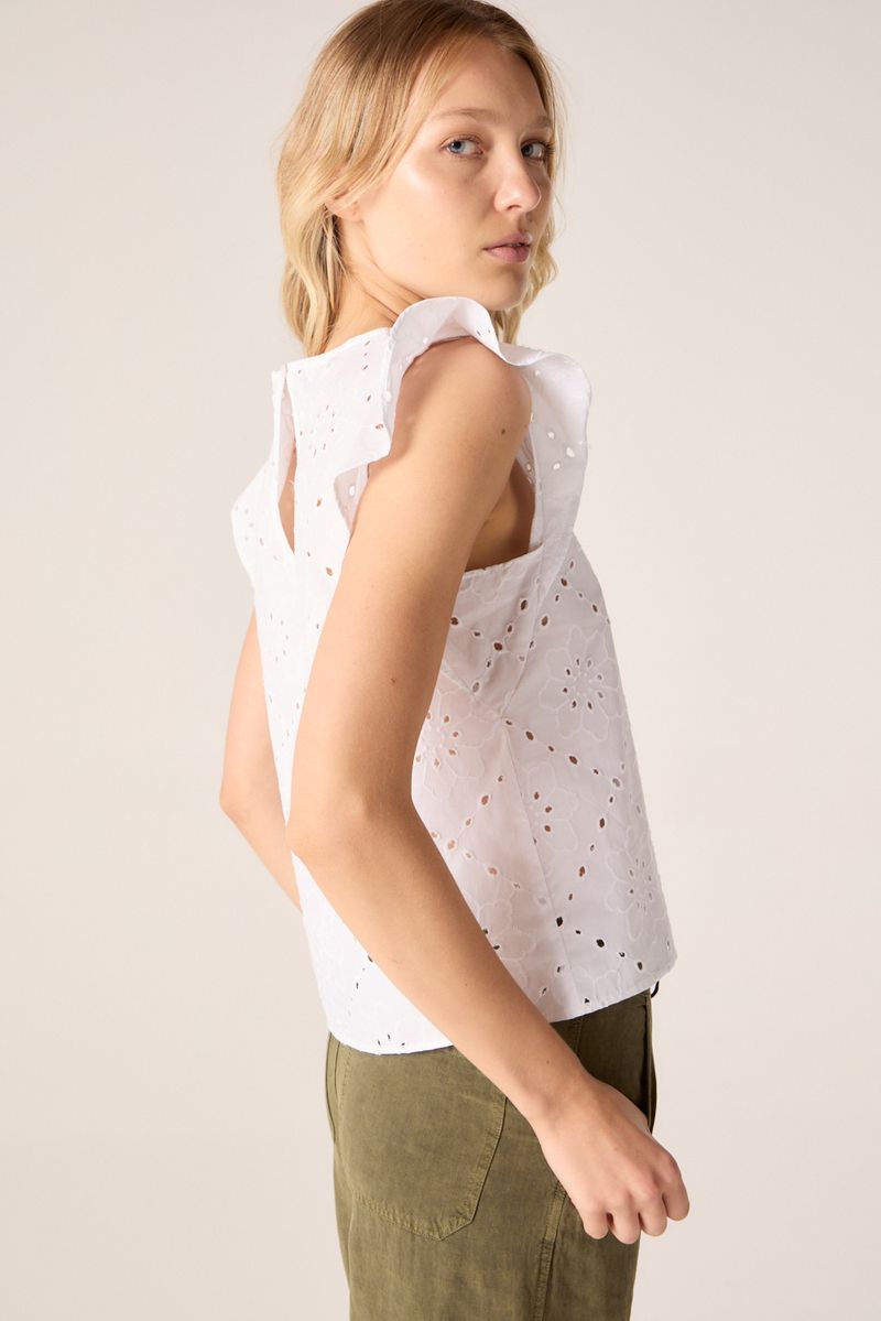 CAMISA BRODERIE RHOMBUS
