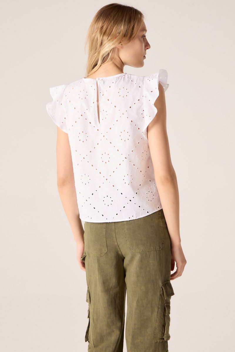 CAMISA BRODERIE RHOMBUS