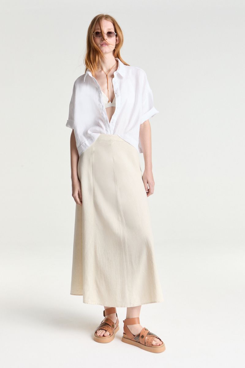 POLLERA LINO GARDENIA