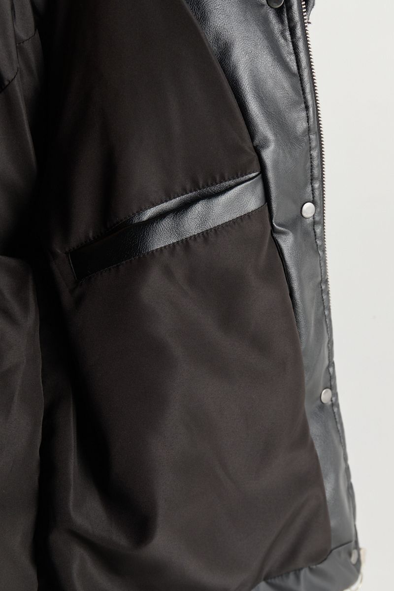 CAMPERA MIXED TEXTURES