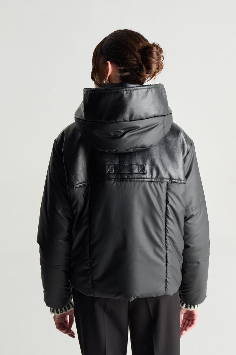 CAMPERA MIXED TEXTURES