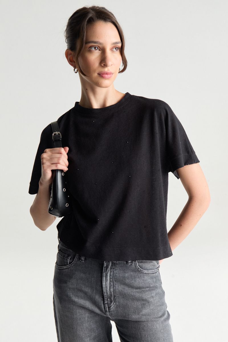 REMERA BLACK CRYSTALS