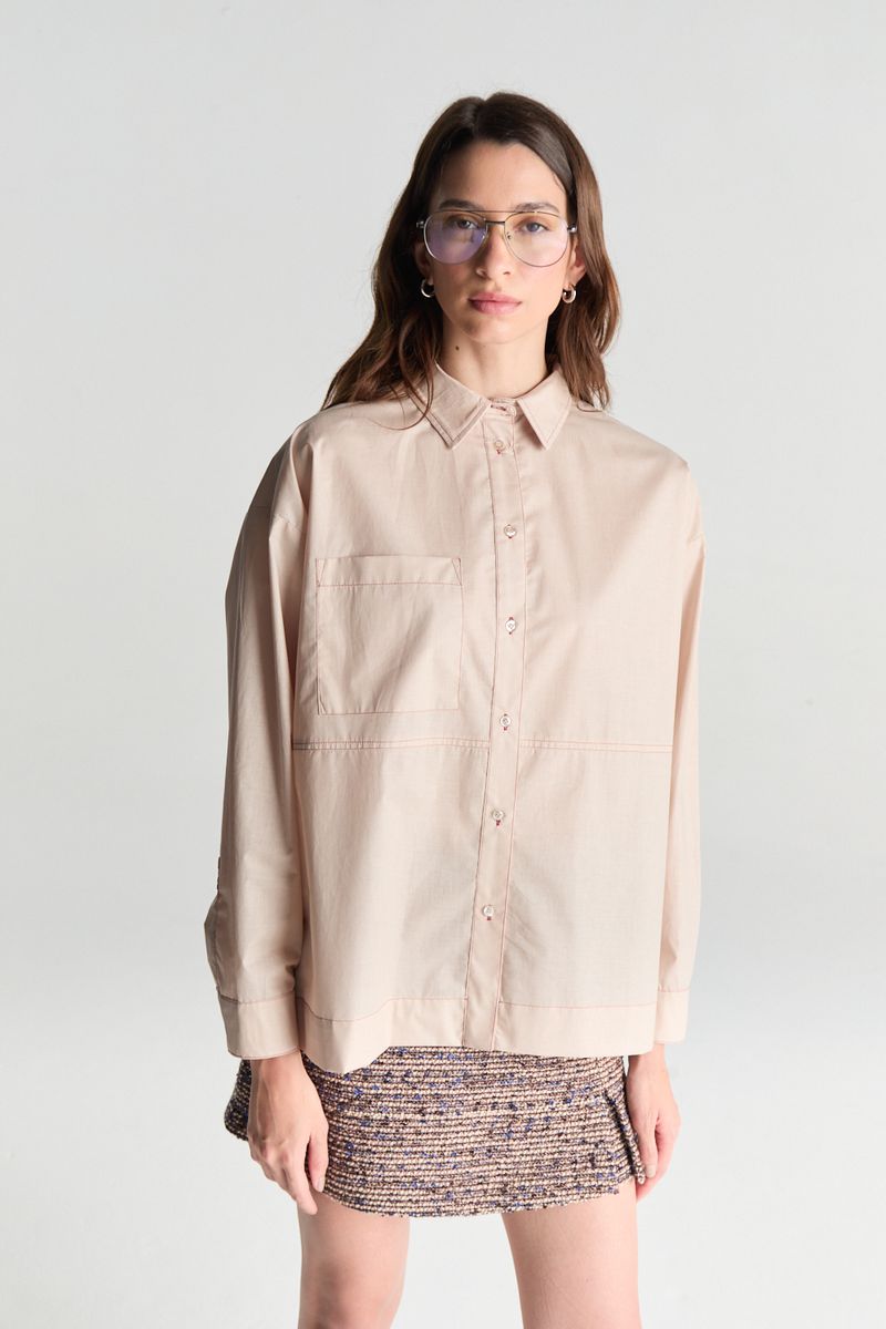 CAMISA VOILE COLOR STITCH