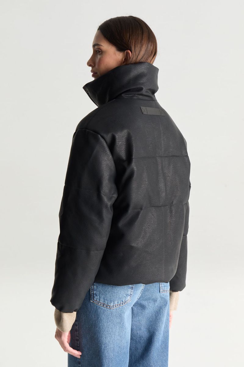 CAMPERA LEATHER PUFFER