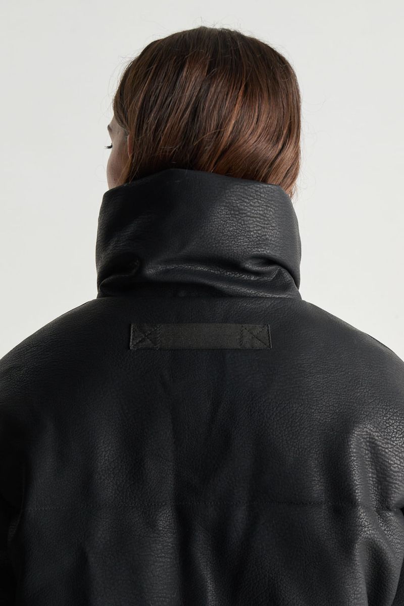 CAMPERA LEATHER PUFFER