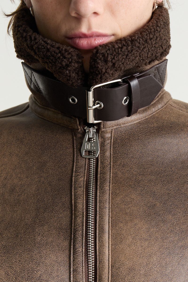 CAMPERA AVIADOR NOBUCK