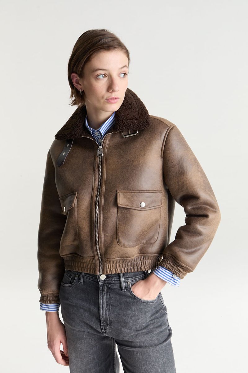CAMPERA AVIADOR NOBUCK