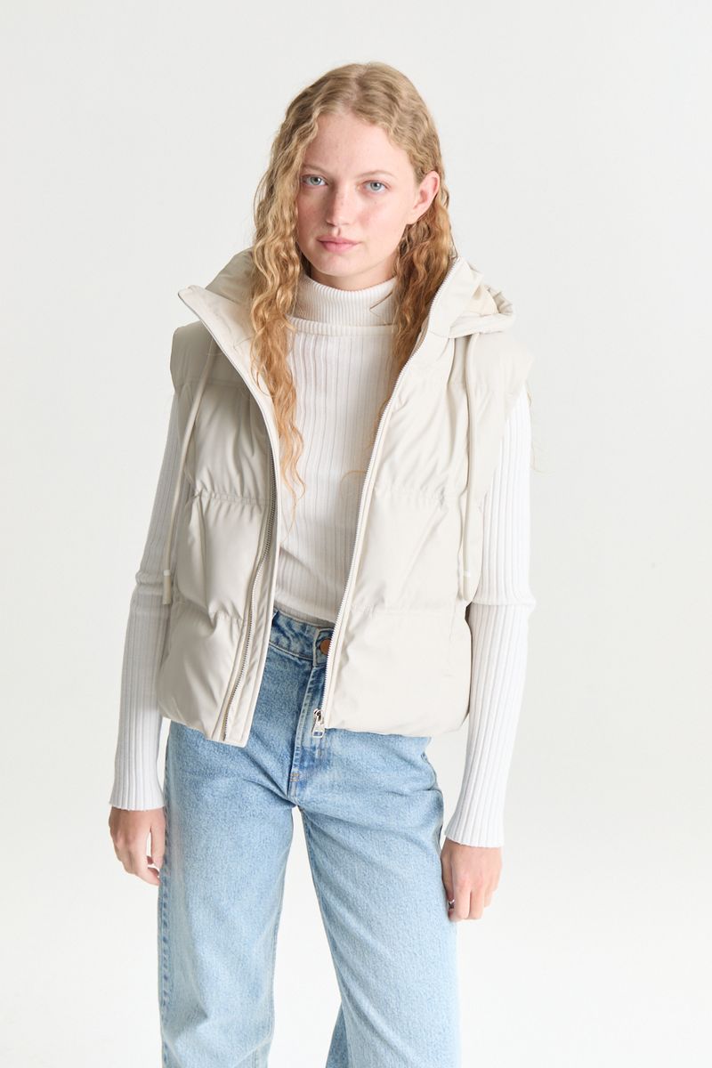 CHALECO PUFFER COATED