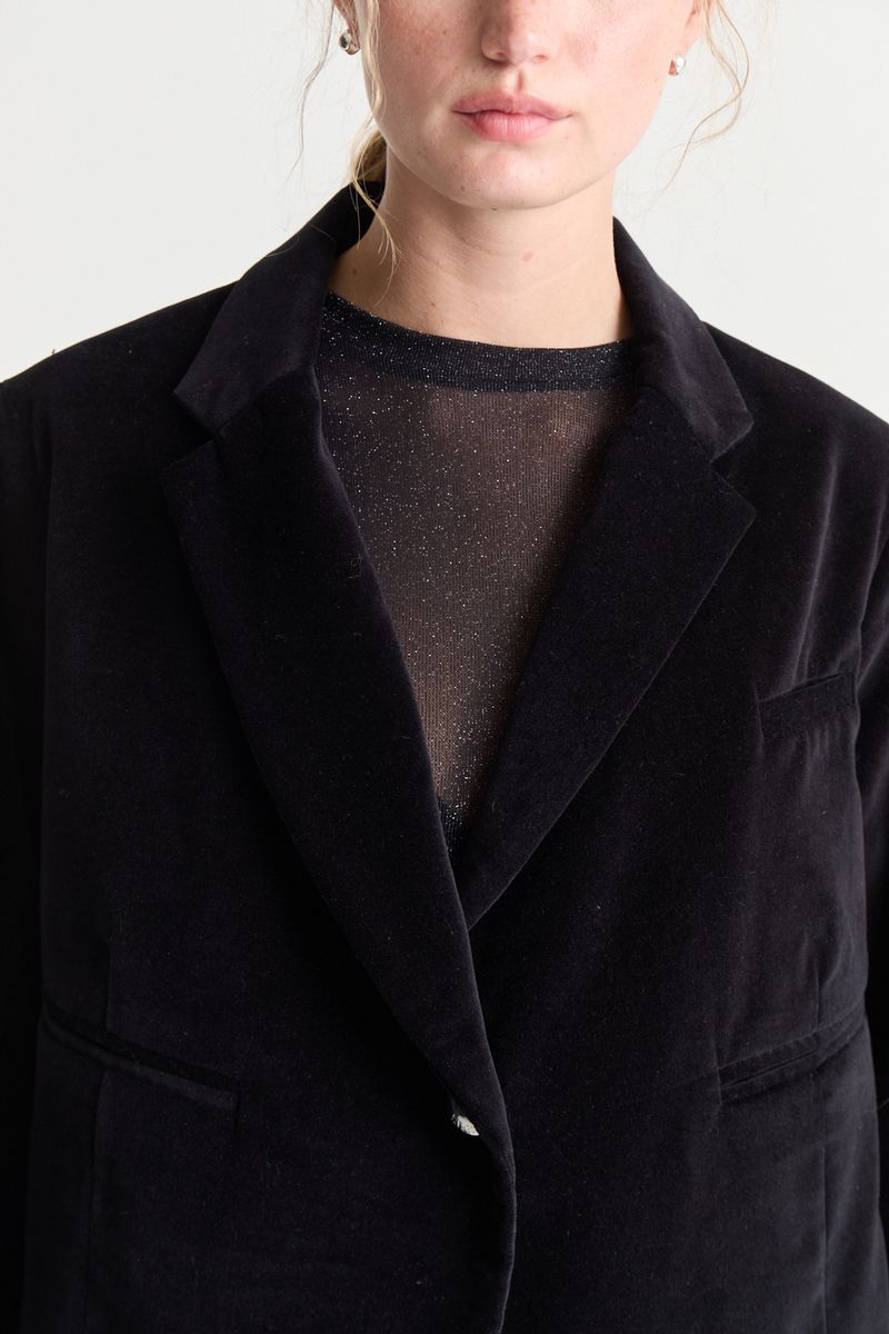 BLAZER VELVET MANHATTAN