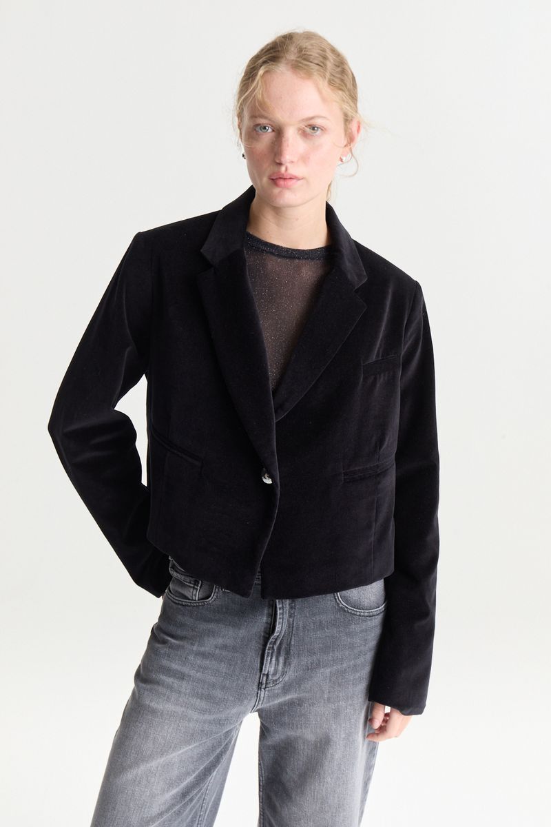 BLAZER VELVET MANHATTAN